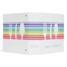 Rainbow Kitchen Modern Cooking Recipe Bok Binder