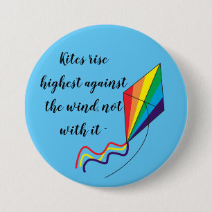 Rainbow Kite Stiga upp längst mot Vinden Knapp