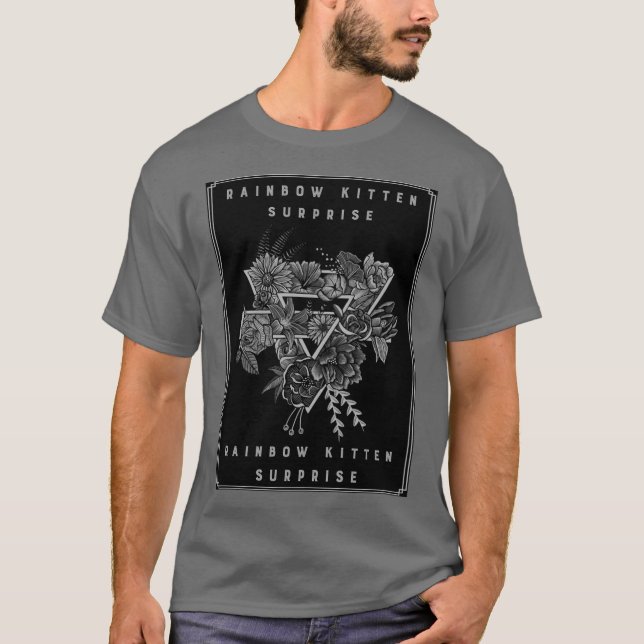 Rainbow Kitten Surprise Band Musicour family retro T Shirt (Framsida)