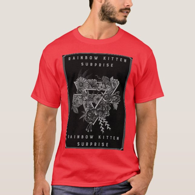 Rainbow Kitten Surprise Band Musicour family T Shirt (Framsida)