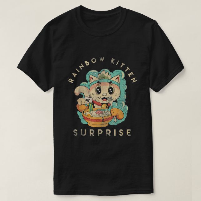 Rainbow Kitten Surprise T Shirt (Design framsida)