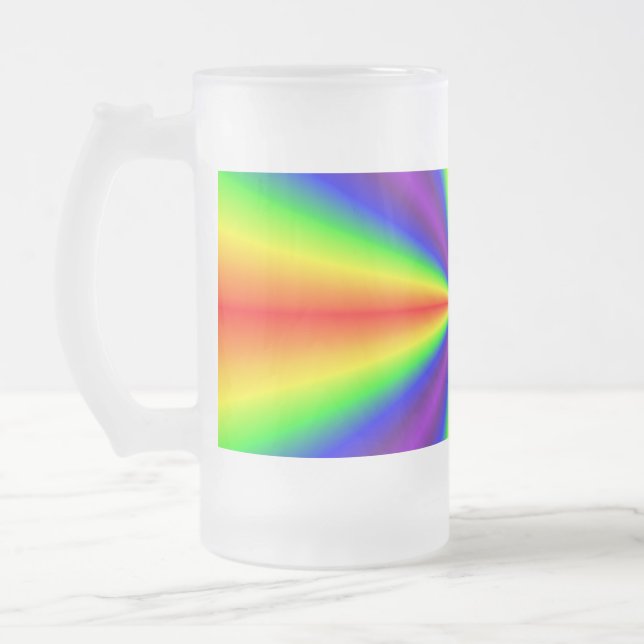 Rainbow Kor Frosted Mugg (Vänster)