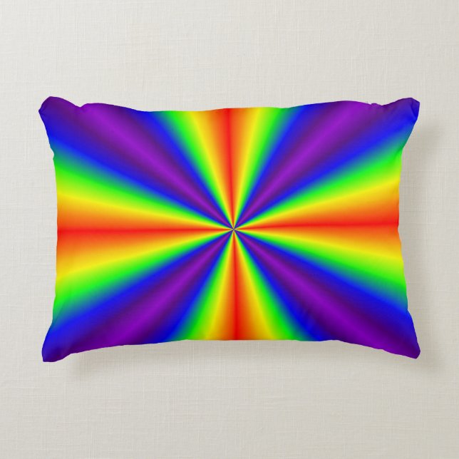 Rainbow Kor Prydnadskudde (Framsidan)