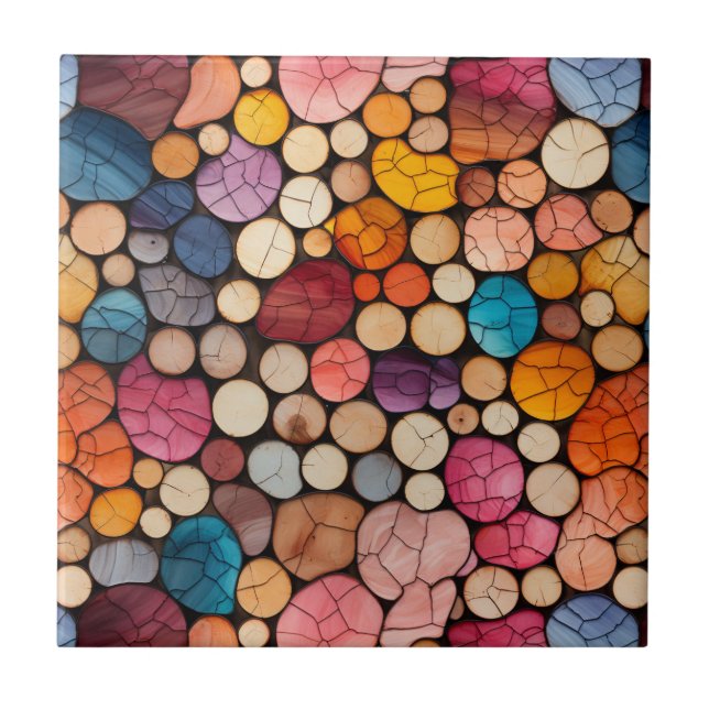 Rainbow Kork Tile Kakelplatta (Framsidan)