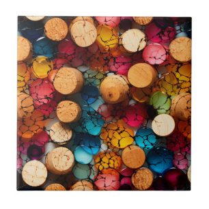 Rainbow Kork Tile Kakelplatta