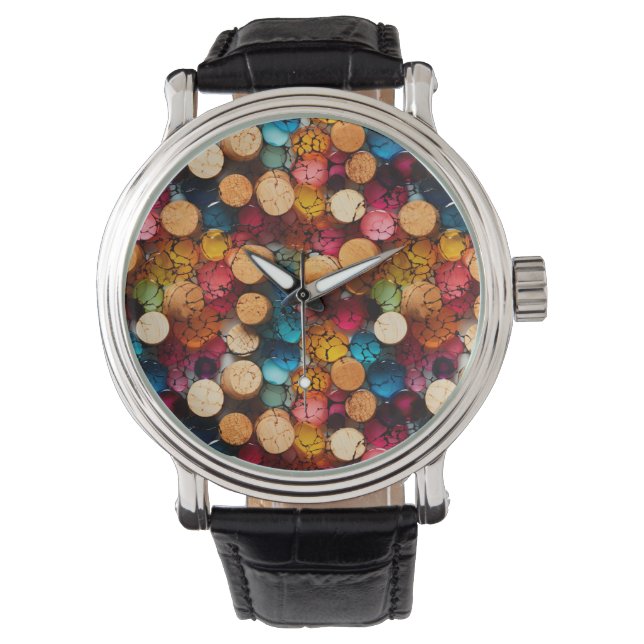 Rainbow Kork Watch Armbandsur (Framsida)