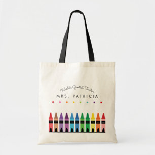 Rainbow Kritor Kindergarten Teacher Gift Tygkasse
