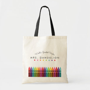 Rainbow Kritor Kindergarten Teacher Gift Tygkasse