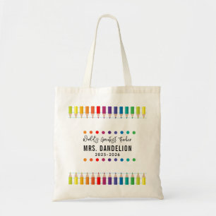 Rainbow Kritor Kindergarten Teacher Tygkasse