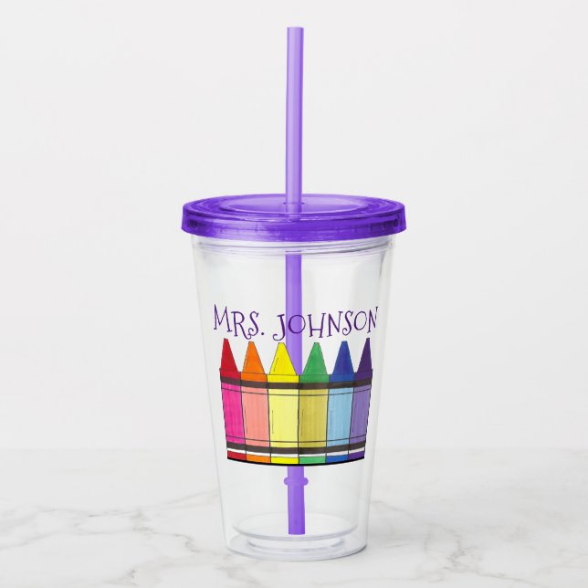 Rainbow Kritor School Art Teacher Education Take Away Mugg (Framsida)