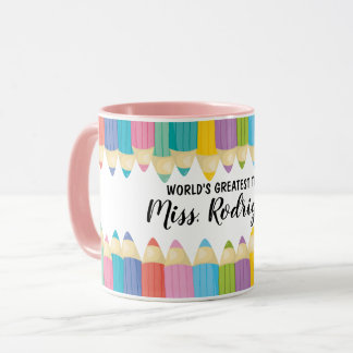 Rainbow Kritor Worlds Greatest Teacher Coffee Mugg