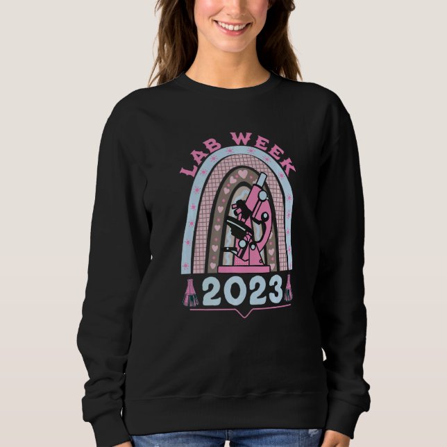Rainbow Lab Week 2023 Laboratory Tech Technologis T Shirt (Framsida)