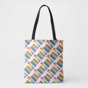 Rainbow Lagrar Cake Segce Lgbt Gay pride Tote Tygkasse