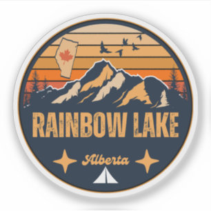 Rainbow Lake, Alberta Klistermärken