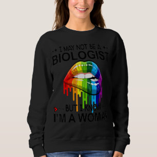 Rainbow Läppar jag kanske inte är biolog, men jag T Shirt