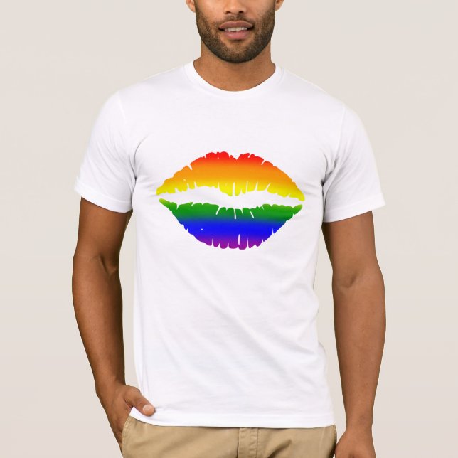 RAINBOW LÄPPAR MOUTH T-SHIRTS & TANKTOP (Framsida)