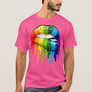 Rainbow Läppar T Shirt