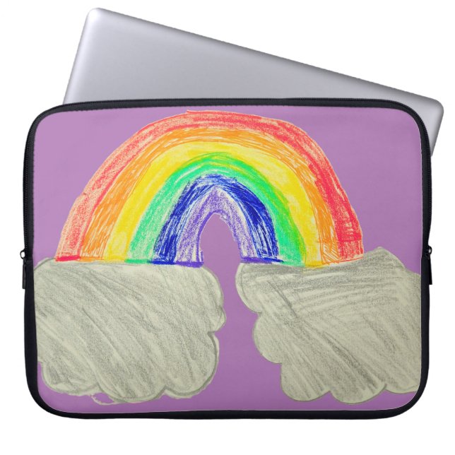 Rainbow Laptop sleeve (Framsidan)
