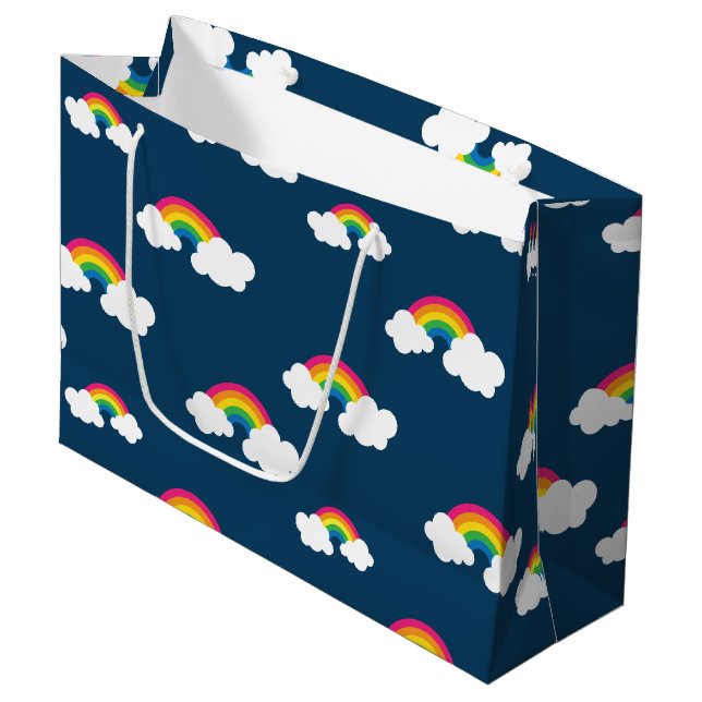 Rainbow Large Gift Bag (Framsidan Vinklad)