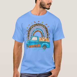 Rainbow Leopard Car Pumpkin Allt, Fall, Autu T Shirt