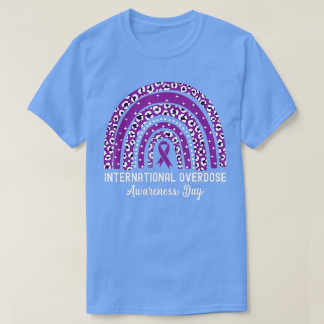 Rainbow Leopard Internationell Överdosering Medvet T Shirt (Design framsida)