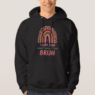 Rainbow Leopard Mamma Mamma Mamma Bruh Women Lyckl Hoodie