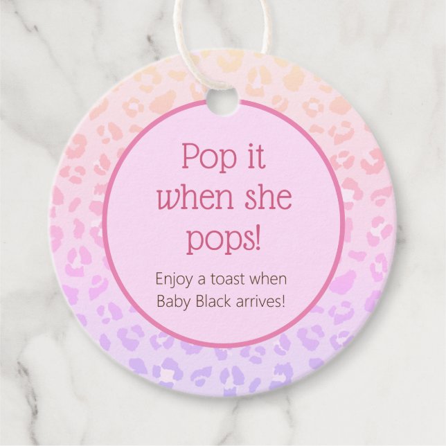 Rainbow Leopard poppade det när hon knullar Gåvor Etiketter (Framsida)