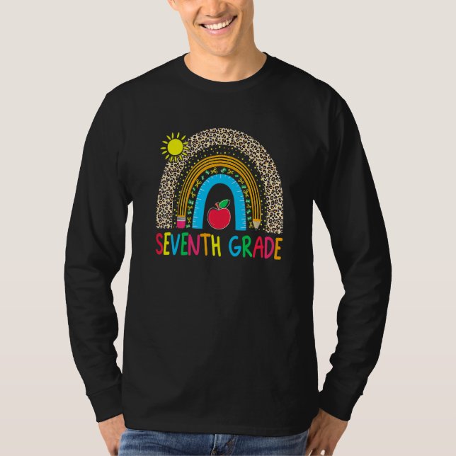 Rainbow Leopard sjunde Klass-teamet, första dagen T Shirt (Framsida)