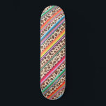 Rainbow Leopard Skriv ut modern Girly Animal Mönst Mini Skateboard Bräda 18,5 Cm<br><div class="desc">Denna moderna utformning har ett leopardtryck från mönster på ett regnbåge från rand.</div>