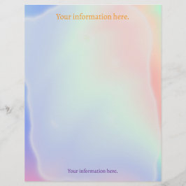 Rainbow Letterhead Brevhuvud