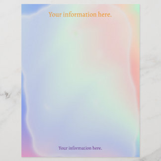 Rainbow Letterhead Brevhuvud