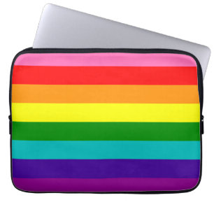 Rainbow LGBT gay flagga Electronics Bag Laptop Fodral