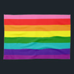 Rainbow LGBT gay flagga Kitchen Towels Kökshandduk<br><div class="desc">Rainbow LGBT gay flagga Kitchen Towels</div>