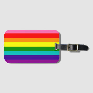 Rainbow LGBT gay flagga Luggage Tag Bagagebricka