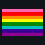 Rainbow LGBT gay flagga Poster<br><div class="desc">Rainbow LGBT gay flagga Poster</div>