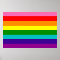 Rainbow LGBT gay flagga Poster