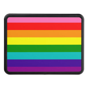 Rainbow LGBT gay flagga Trailer Hitch Cover Dragkroksskydd