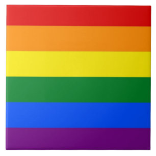 Rainbow LGBT Pride Flagga Tile Kakelplatta