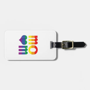 Rainbow LGBT Pride Month Mors dag LGBT Bagagebricka
