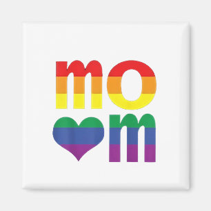 Rainbow LGBT Pride Month Mors dag LGBT Magnet