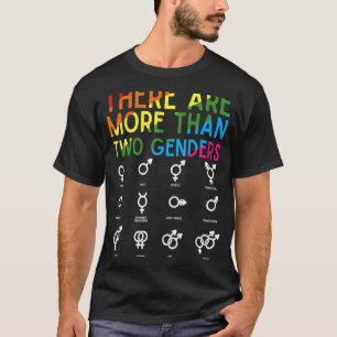 Rainbow Lgbt-Pridet Det finns mer än två Gender T Shirt