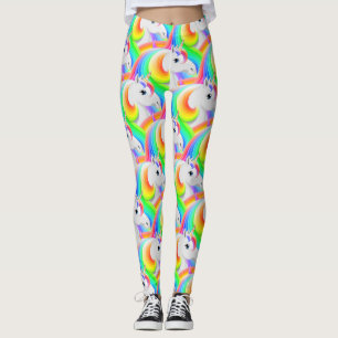 Rainbow LGBT Princess Unicorn Leggings