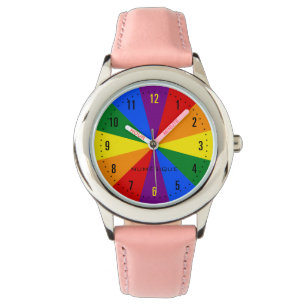 Rainbow LGBTQ American Pride Diversity Flagga Armbandsur