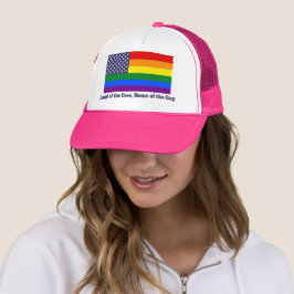 Rainbow LGBTQ American Pride Diversity Flagga Keps