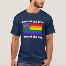 Rainbow LGBTQ American Pride Diversity Flagga T Shirt
