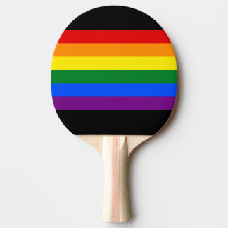 Rainbow LGBTQ+ Flagga Ping Pong Paddle Fladdermus  Pingisracket