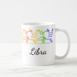 Rainbow Libra Stjärntecken Personlig mugg