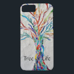 Rainbow Livets träd<br><div class="desc">Skydda och dekorera din mobil med den attraktiva utskriften av en regnbåge i färgad träd. Det omfattar ord Livets träd som man kan byta till ett namn eller ett budskap om man så önskar. Jag gjorde originalkonstruktionen i mosaik med hjälp av små fragment av lättfärgat glas i färgad som satts...</div>