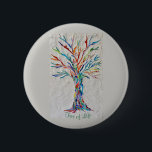 Rainbow Livets träd Knapp<br><div class="desc">En originalplan för regnbåge i livets träd-mosaik. Jag gjorde den här mosaiken för att den var så inspirerad av det vackra glaset av färgad att jag bara var tvungen att hitta ett sätt att använda dem!</div>