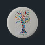 Rainbow Livets träd Knapp<br><div class="desc">En originalplan för regnbåge i livets träd-mosaik. Jag gjorde den här mosaiken för att den var så inspirerad av det vackra glaset av färgad att jag bara var tvungen att hitta ett sätt att använda dem!</div>